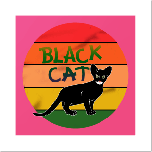 Black Cat Posters and Art